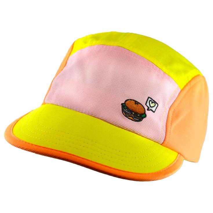 Bv Sport Casquettes 5 Panel Cap Collector Des Bosses Et Des Bulles Pastel Jaune Présentation