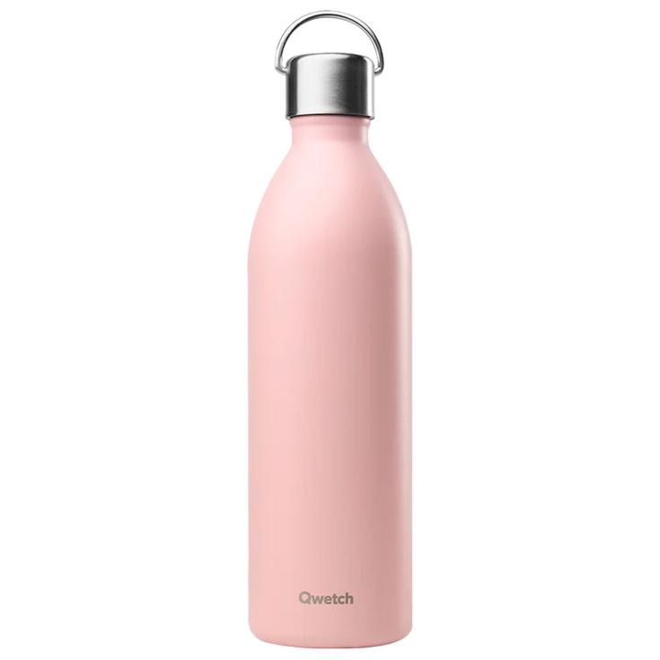 Qwetch Gourde Active 1L Matt Pastel Rose Présentation