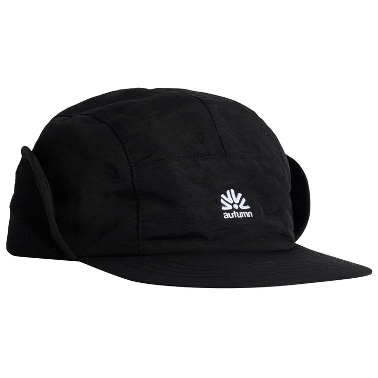 Autumn Casquettes Dwr Flap Cap Black Présentation