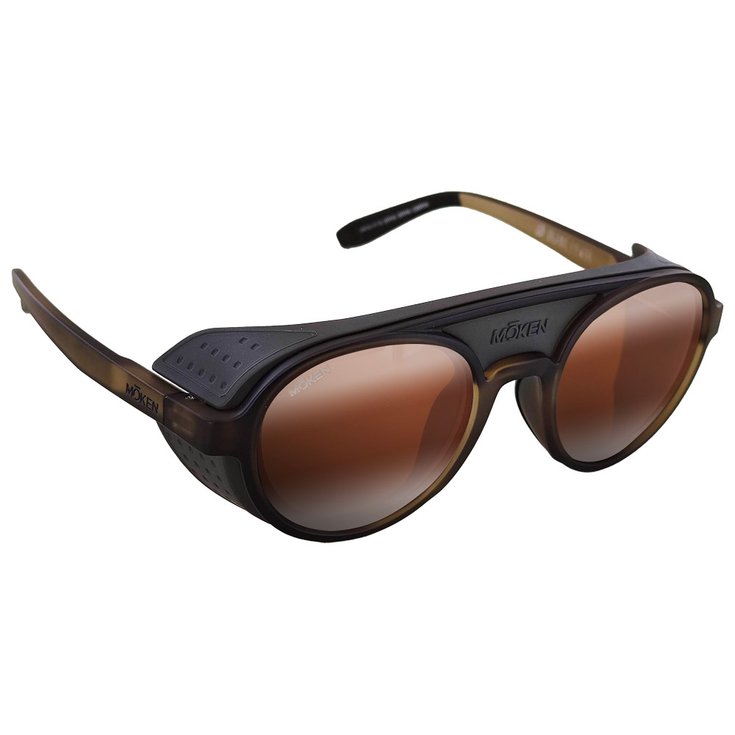 Moken Vision Lunettes de soleil Hawkins Vintage Brown Brown Polarized Présentation