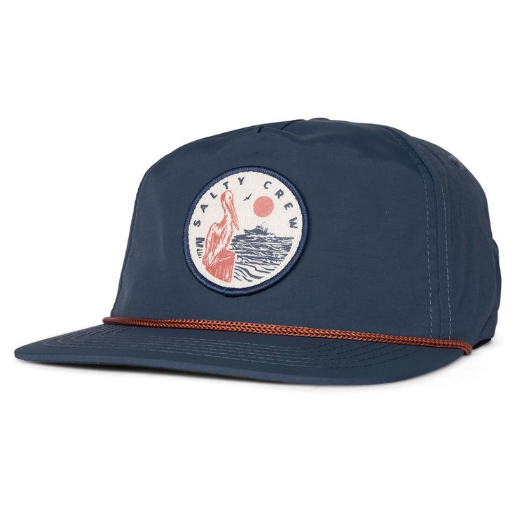 Salty Crew Casquettes Stake Out 5 Panel Bluefin Présentation