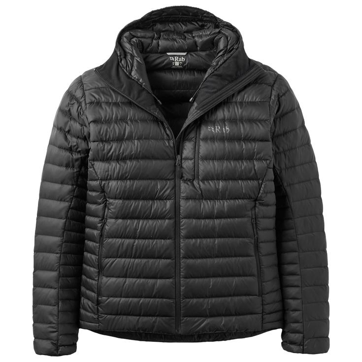 RAB Doudoune Microlight Alpine Hoody Black Présentation