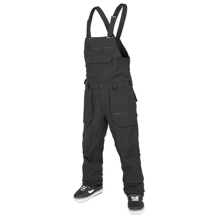 Volcom Pantalon Ski Roan Bib Overall Black Présentation