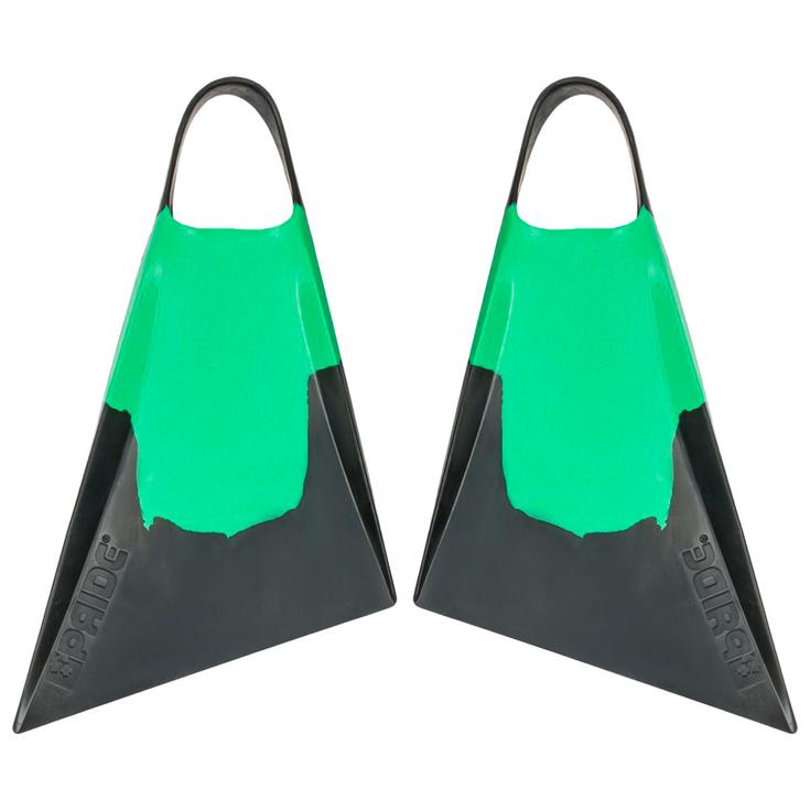 Pride Palmes Bodyboard Vulcan V3 - Green Black Présentation