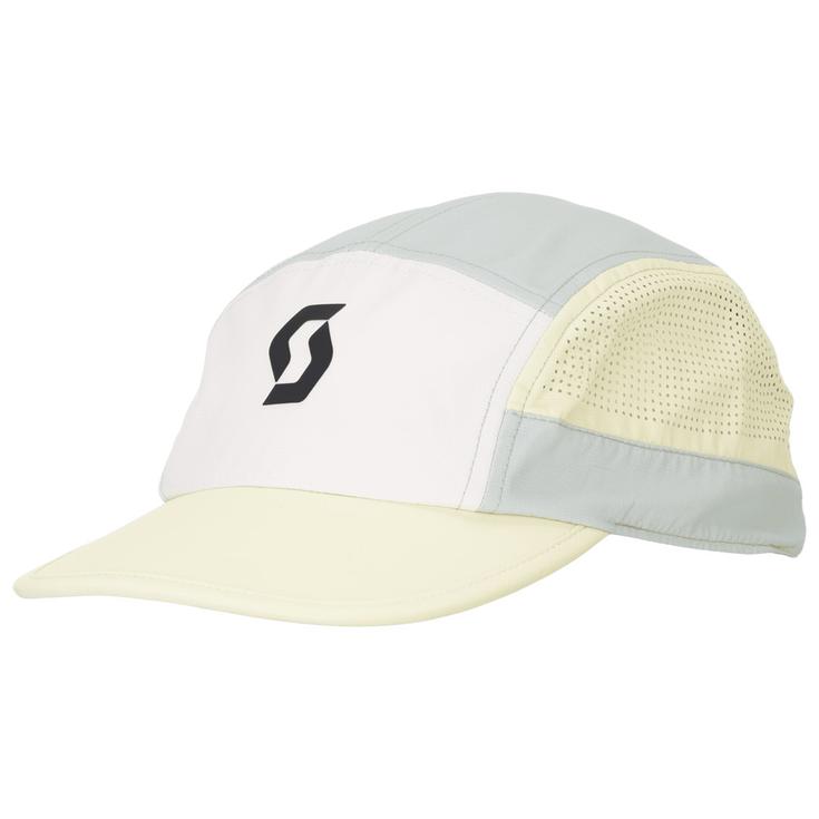 Scott Casquettes Endurance Tech 5-Panel Cap Spray Grey Pastel Yellow Présentation