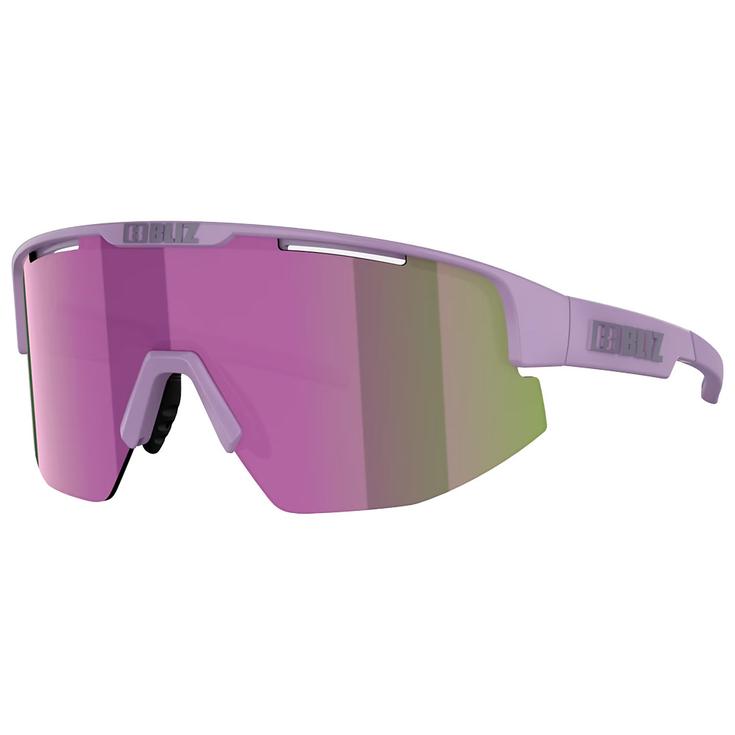 Bliz Lunettes de soleil Matrix Small Matte Purple Brown Purple Multi Présentation