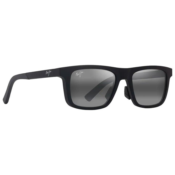 Maui Jim Lunettes de soleil Moaka Matte Black Neutral Grey Mineral Superthin Présentation