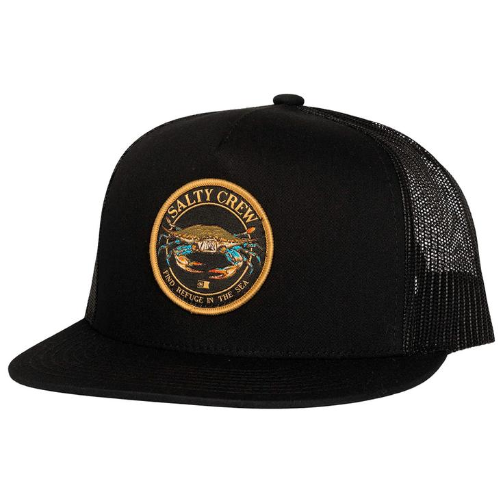 Salty Crew Casquettes Jimmy Trucker Black Présentation