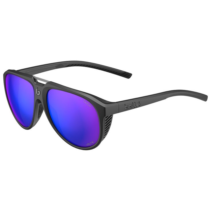 Bollé Lunettes de soleil Euphoria Black Matte Volt+ Ultraviolet Polarized Présentation
