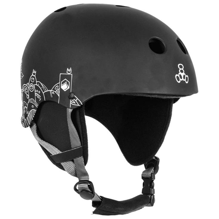 Liquid Force Casque Nautique Flash Black Nane Présentation