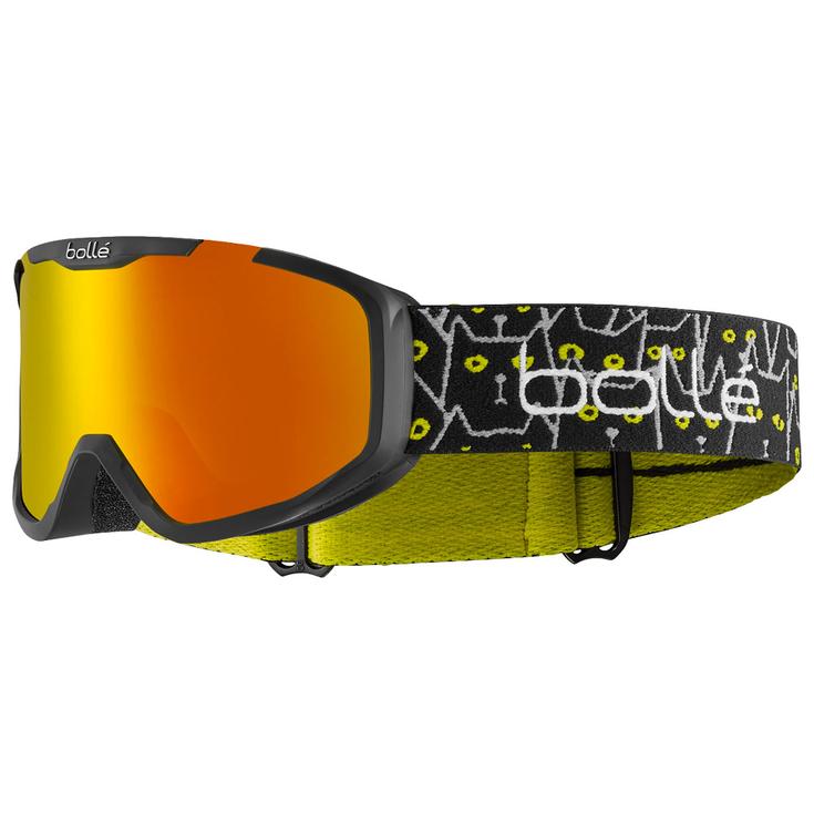 Bollé Masque de Ski Rocket Plus Black Cats Matte Sunrise Présentation