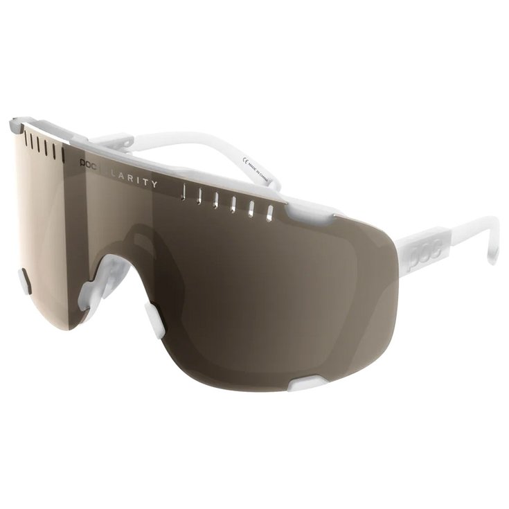 Poc Lunettes de soleil Devour Transparent Crystal Clarity Trail Silver + Clear Présentation