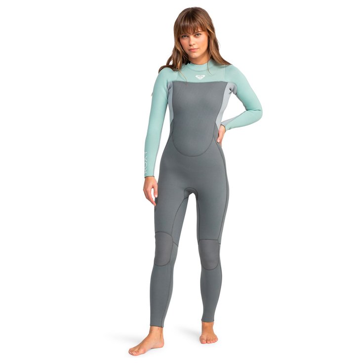Roxy Combinaison Intégrale Prologue 4/3 Back Zip GBS Ice Green Présentation