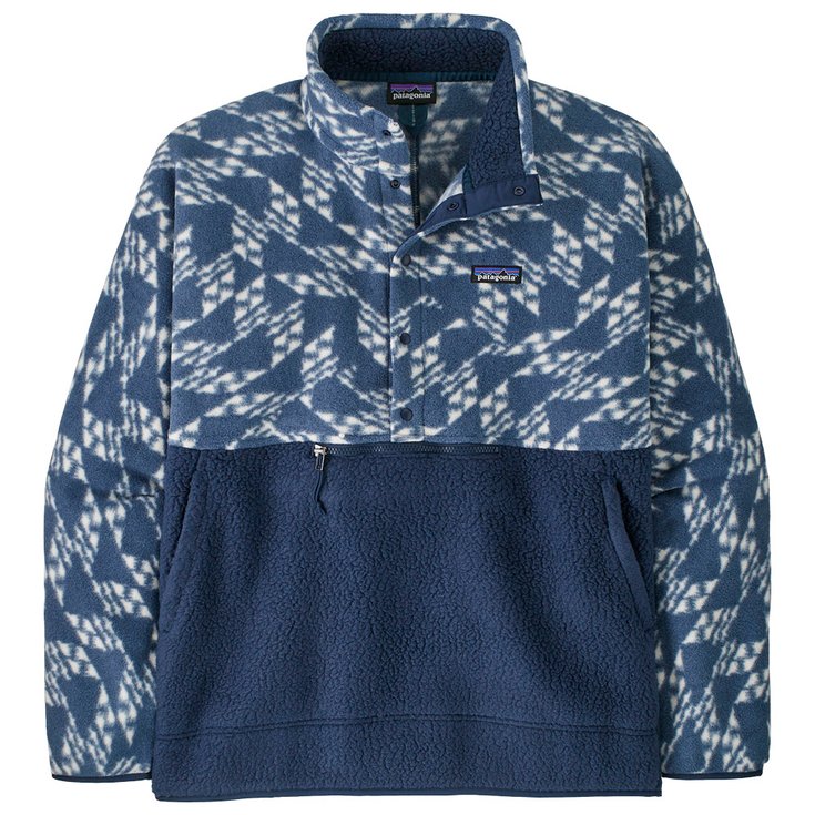 Patagonia Polaire M's Retro Pile 1/2 Snap Pullover New Navy Présentation