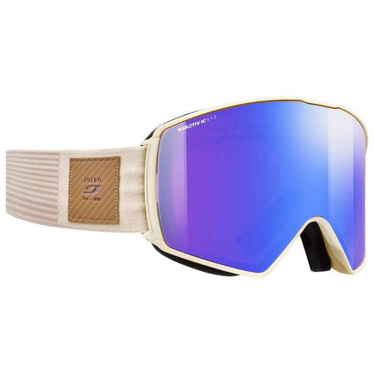 Julbo Masque de Ski Launcher Beige Reactiv 1-3 Glare Control Présentation