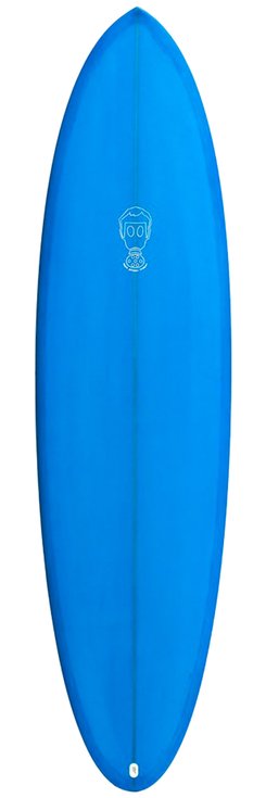 Phipps Board de Surf One Bad Egg Tint Futures Fins Blue Côté