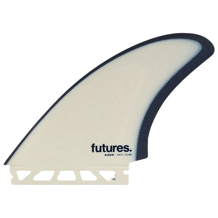 Futures Fins Ailerons Surf Album Mod Quad Fins Blue Grey Présentation