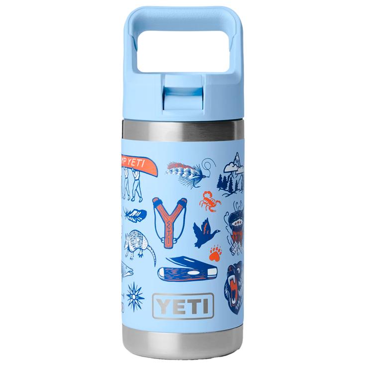 Yeti Gourde Rambler Jr Bottle 12 Oz (354 ml) Big Sky Summer Camp Présentation
