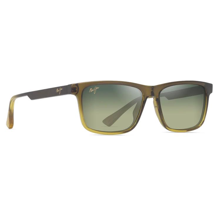 Maui Jim Lunettes de soleil Okina Shiny Translucide Green Yellow Maui Ht Minéral Superthin Présentation