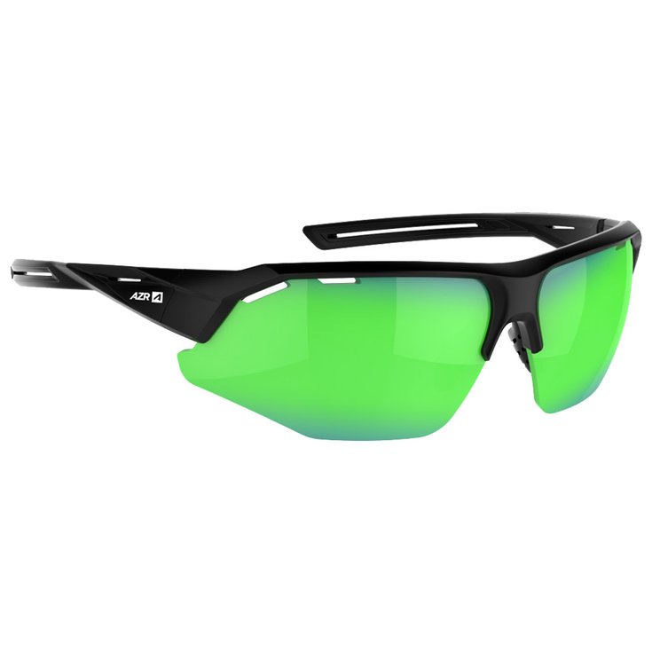 AZR Lunettes de soleil Galibier Mat Noir Multicouche Vert Présentation