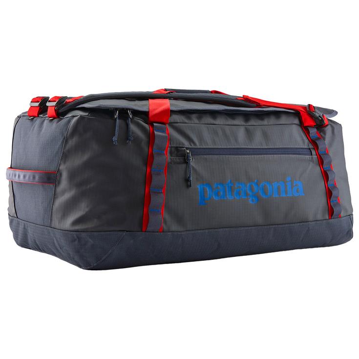 Patagonia Duffel Black Hole Duffel 70L Smolder Blue Amanita Red Présentation