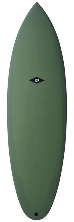 Nsp Board de Surf NSP Element Tinder D8 Hybrid Olive Profil
