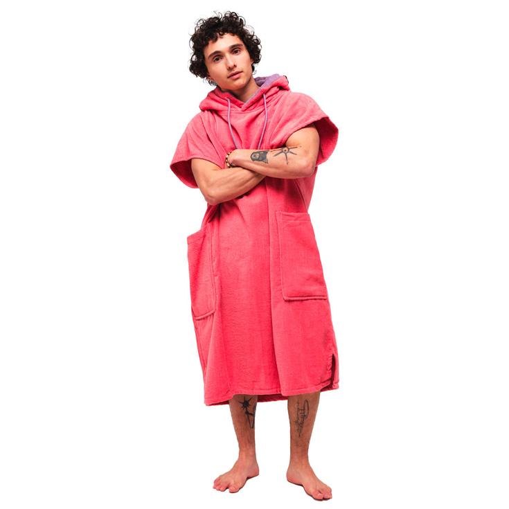 All-In Poncho Surf Classic Flash Line Ponchos Tea Rose Présentation