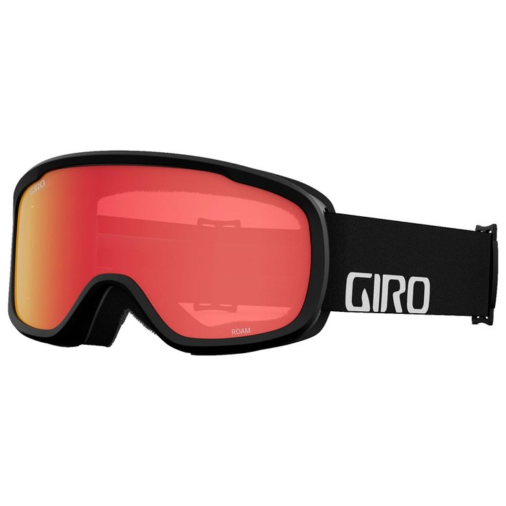 Giro Masque de Ski Roam Black Wordmark Amber Scarlet + Yellow Présentation