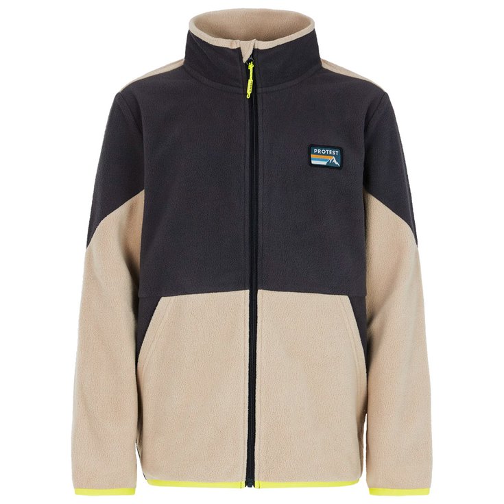 Protest Polaire Prtkuno Jr Fullziptop Deep Grey Présentation