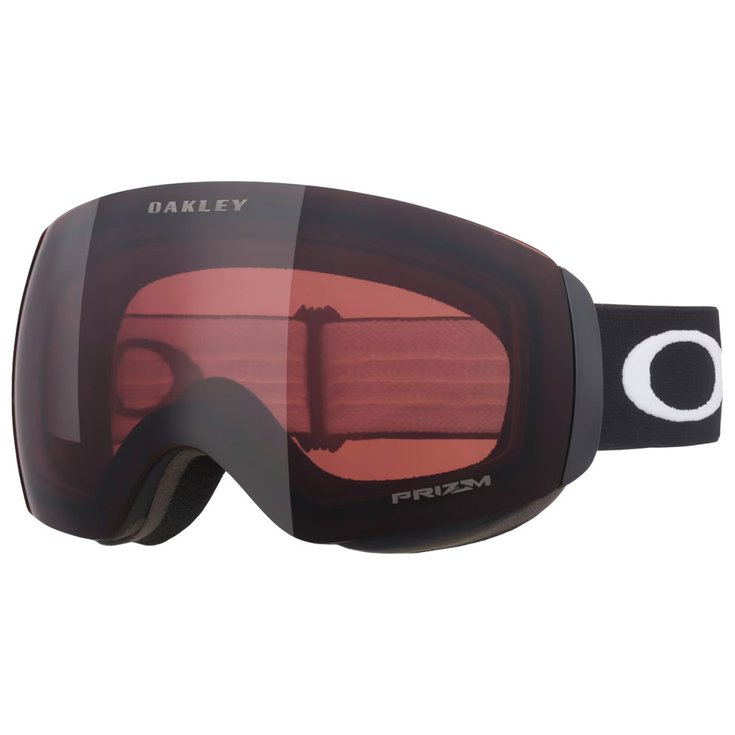 Oakley Masque de Ski Flight Deck M Matte Black Prizm Garnet Présentation