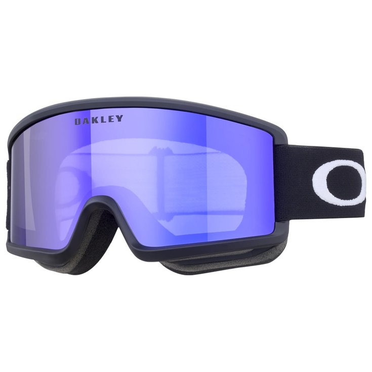Oakley Masque de Ski Target Line S Matte Black Violet Iridium Présentation