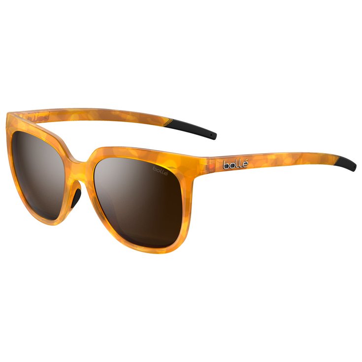 Bollé Lunettes de soleil Glory Caramel Tortoise Matte HD Polarized Brown Gun Présentation
