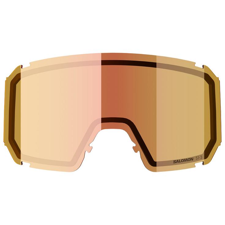 Salomon Ecran de masque S/View 3 Lens Multilayer Photo Red Présentation