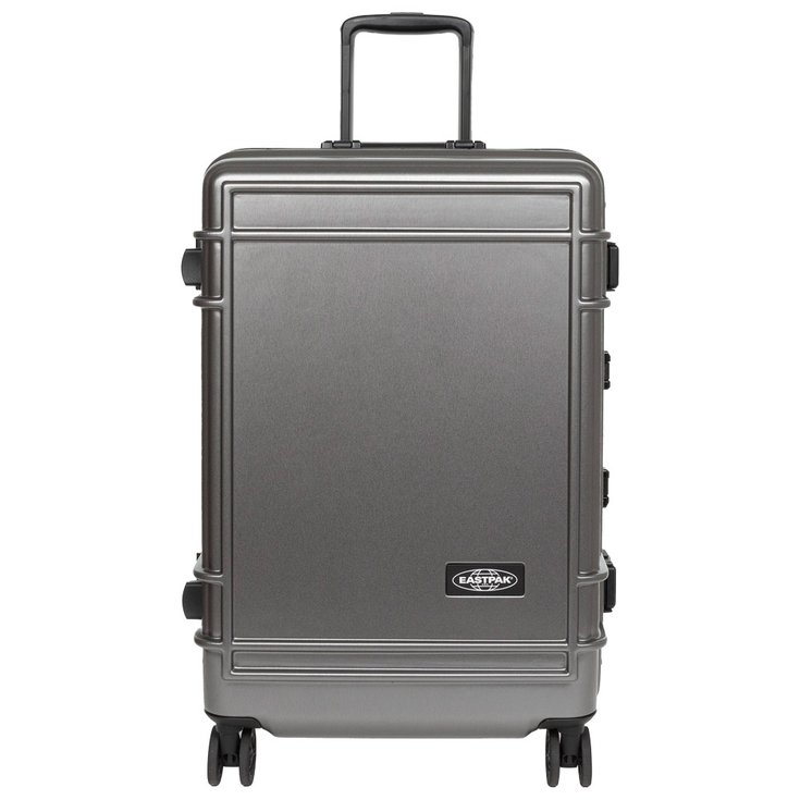 Eastpak Valise Resist'r Case M 63L Brushed Metal Présentation