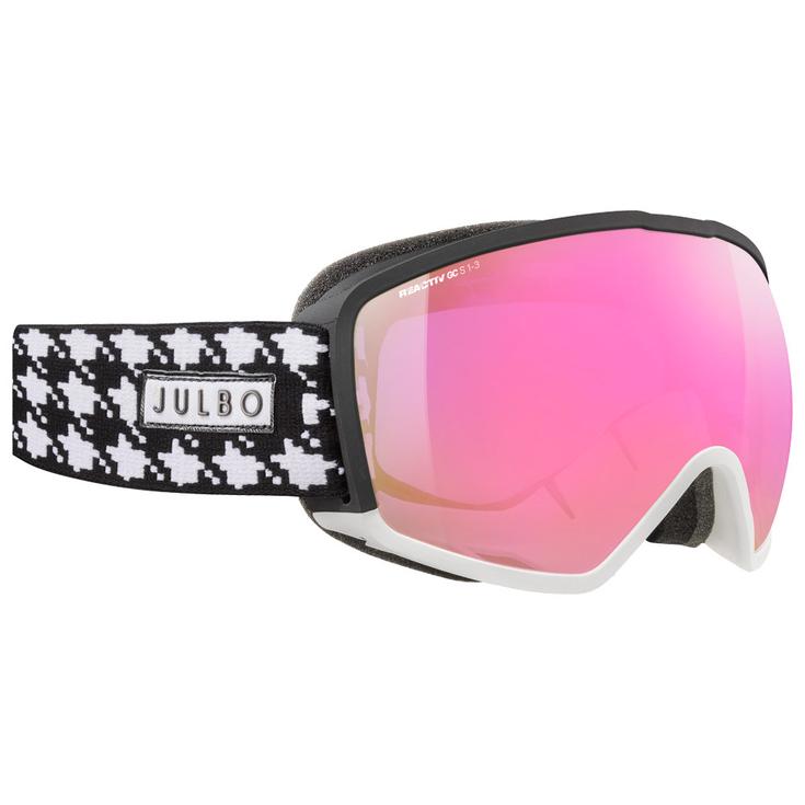 Julbo Masque de Ski Hit Noir Blanc Reactiv 1-3 Glare Control Présentation