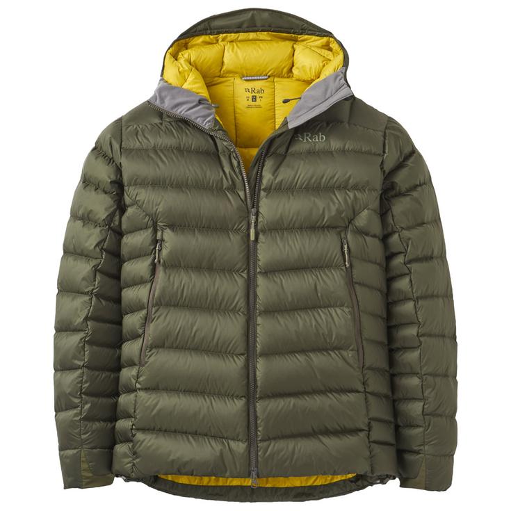 RAB Doudoune Electron Pro Hoody Army Présentation