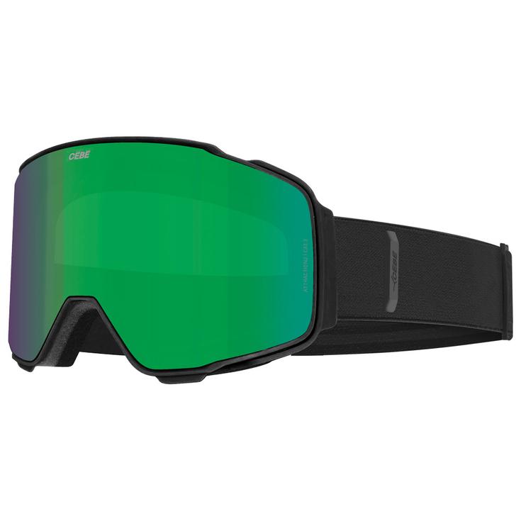 Cebe Masque de Ski Attraction 2 Black Flash Green + Yellow 