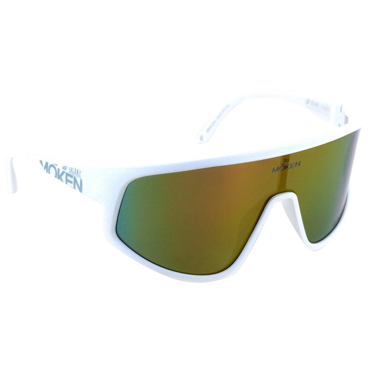 Moken Vision Lunettes de soleil Rockett White Gold Cat.3 Polarized Présentation