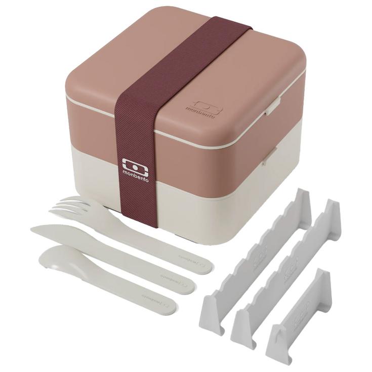 monbento Boîte Alimentaire Flex 1L Pink Moka Présentation