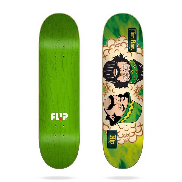 Flip Skate Planche de Skateboard Flip Toms Friends - Green Room - 8.25'' - Sans 