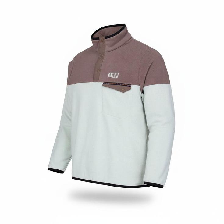Picture Polaire Arcca 1/4 Fleece Deep Taupe Pigeon Présentation