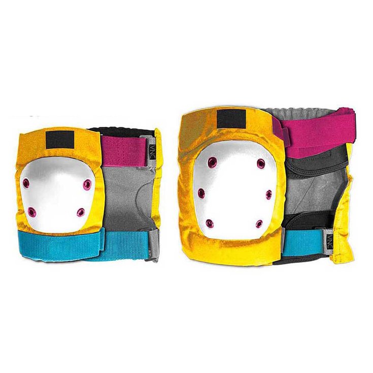 Dna Genouillères Skate Pastel Knee Elbow Kids Yellow Présentation