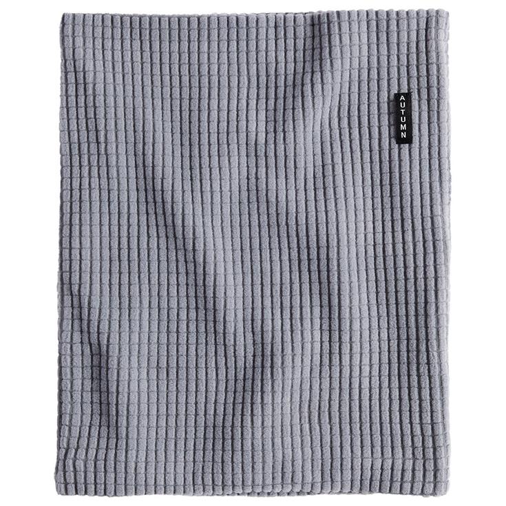 Autumn Tour de cou Grid Fleece Neck Gater Stone Présentation