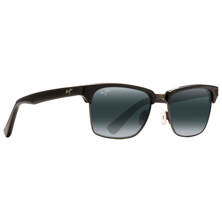 Maui Jim Lunettes de soleil Kawika Brillant Noir Gris Neutre MauiPure Présentation