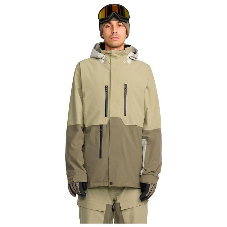 Volcom Blouson Ski Rnge Stretch 30K Jacket Moss Green Présentation
