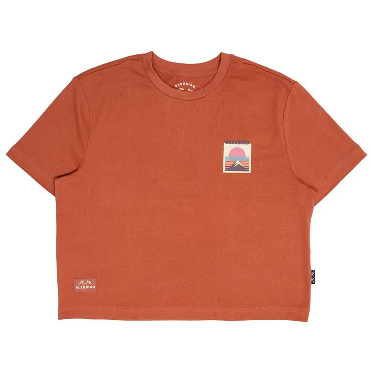 Bleubird Tee-shirt Everline Cropped Clay Présentation