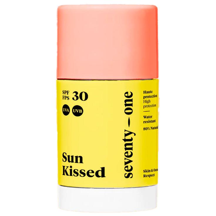Seventyone Percent Crème solaire Sun Stick Spf30 15 g Sun Kissed Présentation