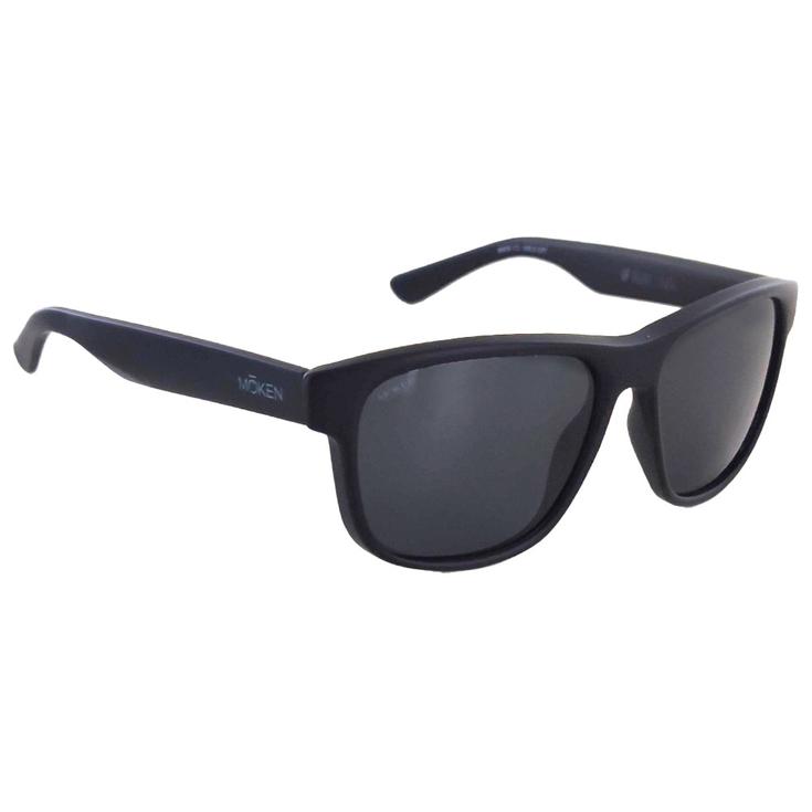 Moken Vision Lunettes de soleil Grade Matte Black Grey Cat.3 Polarized Présentation