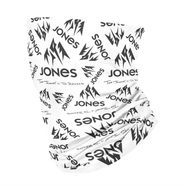 Jones Tour de cou Neckwarmer Logos White Présentation