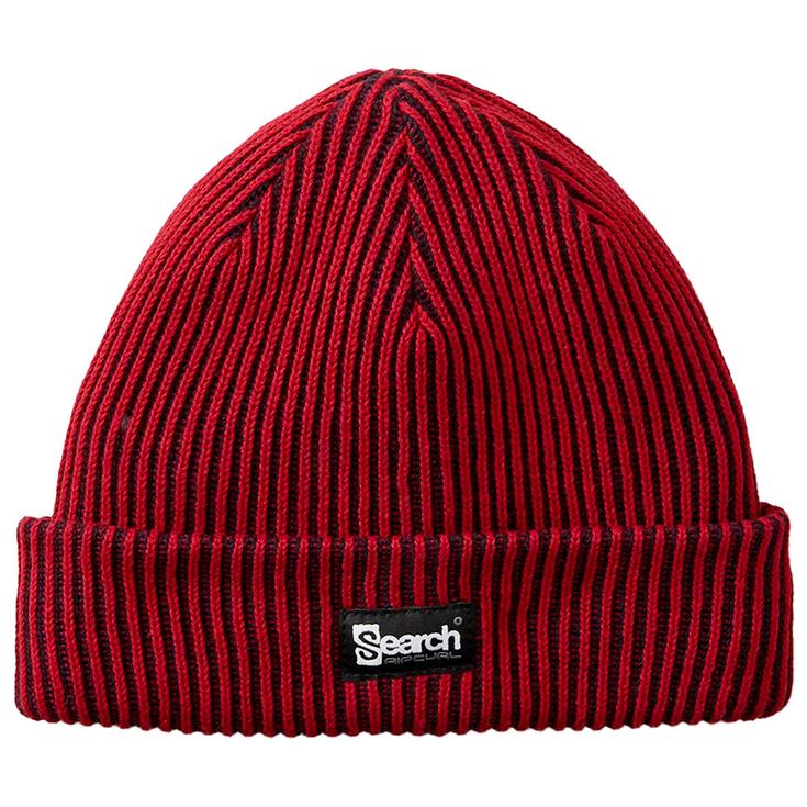 Rip Curl Bonnet Search Chunky Reg Beanie Black Red Présentation